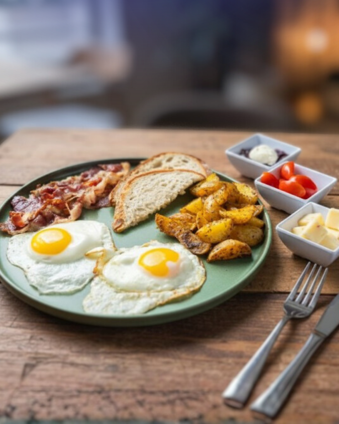 American Breakfast Plate