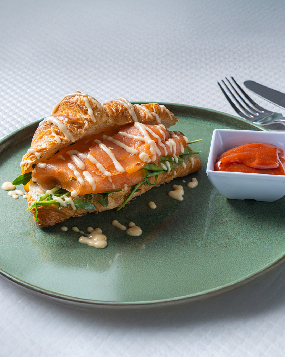 Smoked Salmon Croissant